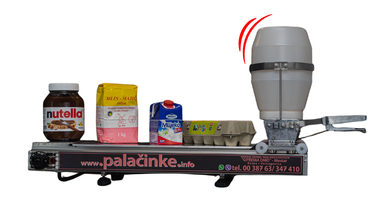 Profesionalni aparat za palačinke Oprema OMO – komercijalni crepe maker s čeličnom pločom i preciznom regulacijom temperature